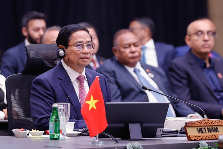 Thủ tướng Phạm Minh Chính: ASEAN phát huy mạnh mẽ '5 hơn' với ba trọng tâm hợp tác 5 asean phat huy manh me 5 hon voi ba trong tam hop tac