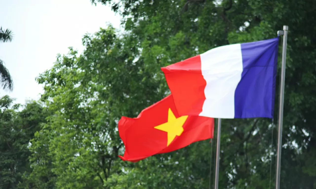 Chủ tịch nước Lương Cường chủ trì Lễ đón Tổng thống Pháp Emmanuel Macron thăm cấp Nhà nước tới Việt Nam 18 chu tich nuoc luong cuong chu tri le don tong thong phap 5