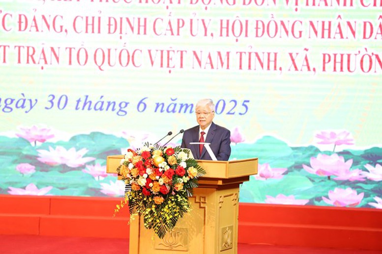 TỔNG THUẬT: Công bố nghị quyết, quyết định sáp nhập đơn vị hành chính, chỉ định nhân sự trên cả nước 57 cap nhat lien tuc cong bo nghi quyet quyet dinh sap nhap 24