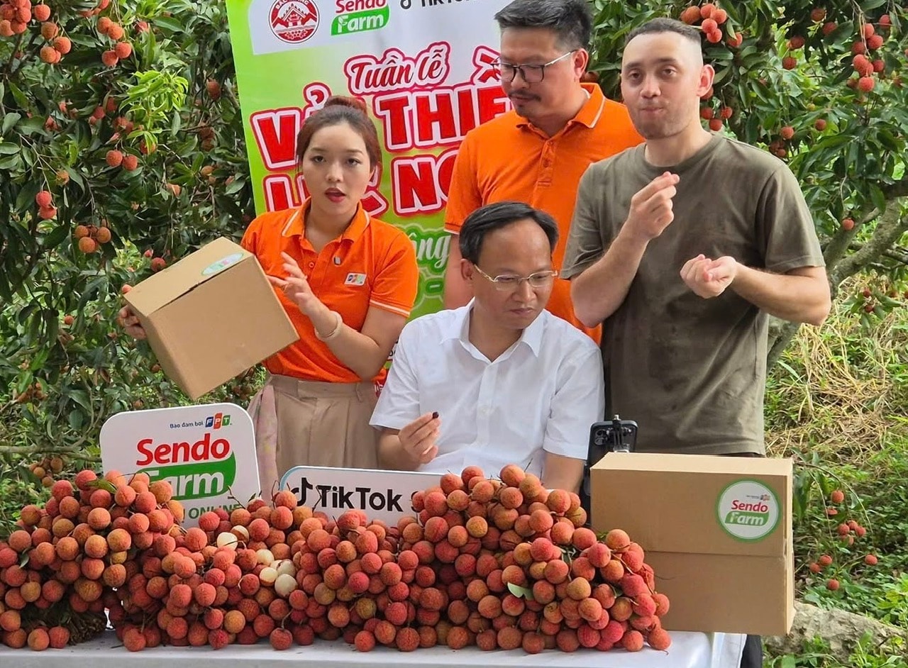 Phó Chủ tịch livestream bán vải thiều: Đổi mới tư duy lãnh đạo, đồng hành cùng nông dân 6 pho chu tich livestream ban vai thieu doi moi tu duy lanh dao dong hanh cung nong dan 2