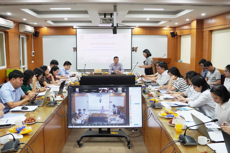 Xây dựng Luật Thi hành án dân sự (sửa đổi): Đơn giản hóa thủ tục, đẩy mạnh chuyển đổi số 2 xay dung luat thi hanh an dan su sua doi don gian hoa thu tuc day manh chuyen doi so 1